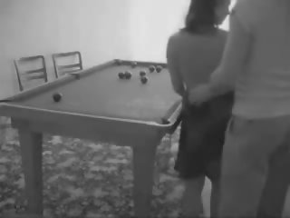XXX hardcore adult video in billiard room