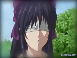 Hentai blindfolded adolescent getting tricked